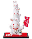 [Mini Arts] Stacked Rabbits (Usagi) Good Fortune Display