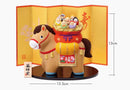 [Seven Lucky Deities] Seven Lucky Deities Riding A Fortune Horse Display