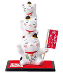 [Mini Arts] Stacked Maneki-neko Good Fortune Display