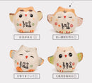 [Mini Arts] Set of Four Mini Japanese Owls (Fukuro) Version