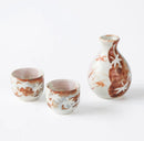 [Japanese Ceramic Sake Set] Autumu Leaves Series