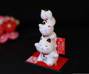 [Mini Arts] Stacked Maneki-neko Good Fortune Display